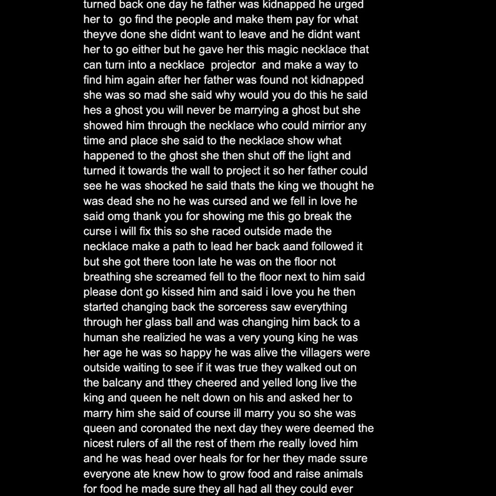 Black stories I wrote 16